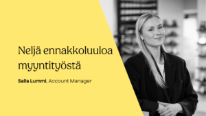 Blogin kirjoittaja Salla Lummi Academic Workin Account Manager
